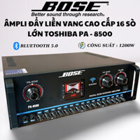 ÂMPLI ĐẨY LIỀN VANG CAO CẤP 16 SÒ LỚN TOSHIBA PA - 8500 CHUYÊN KARAOKE VÀ NGHE NHẠC