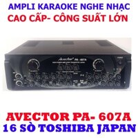 Ampli karaoke Amply nghe nhạc CAO CẤP AVECTOR 607A hát karaoke cực chuẩn tặng usb bluetooth