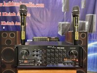 Âmpli karaoke và nghe nhạc tích hợp sẵn micro trong âmpli PRO - 5555 Bellplus hàng chính hãng
