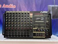Âmpli liền Mixer công suất lớn 24 sò cao cấp nguồn đồng 100 HTK - 9000EQ Hải Triều hàng chính hãng