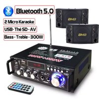 Ampli Mini Karaoke Bluetooth BT-298A  Amly bluetooth karaoke tại nhà, Amly cho xe ô tô Công Suất cực đại 600W
