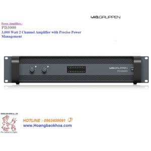 Ampli Power Lab Gruppen PD3000