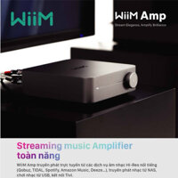 Ampli Stereo WiiM Amp Stream 120W/Kênh Nhạc Hi-Res ( Giải Pháp Âm Thanh )- Hàng Chính Hãng