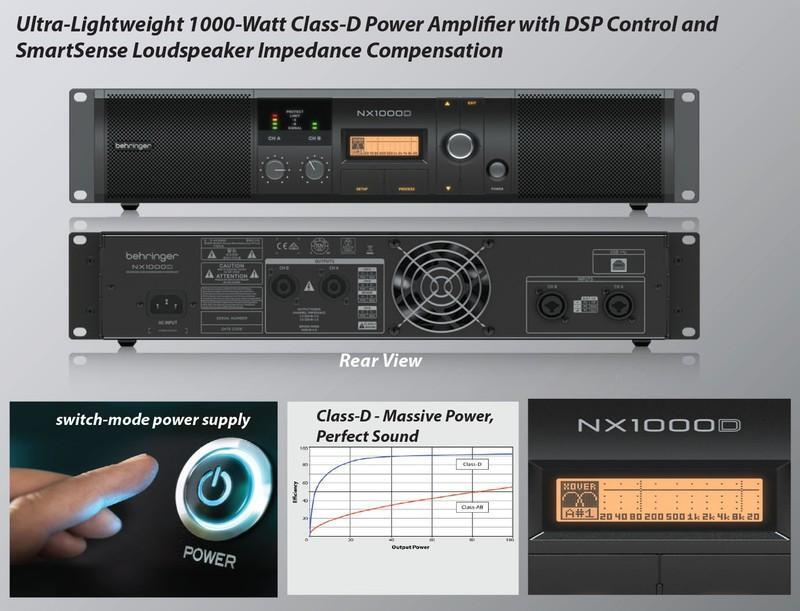 Amply - Amplifier Behringer NX1000D