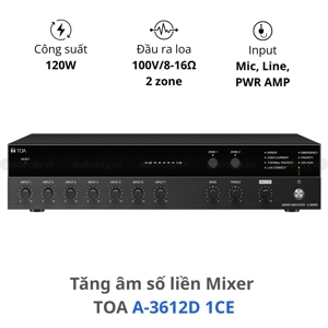 Amply - Amplifier Toa A-3612D