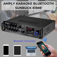 Amply amply âm ly karaoke bluetooth gia đình SUNBUCK 6188E - Amply ô tô, xe tải điều chỉnh volume, echo, bass, treble