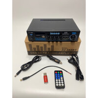 Amply Bluetooth Av 568Bt chạy điện 12v và 220v công suất lớn