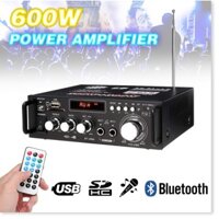 Amply Bluetooth công suất lớn Corisu BT298A  300Ư+300W kết nối USB, audio, thẻ nhớ... 220v 12V DC