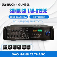 Amply Bluetooth GUNSSI SUNBUCK 6199E Công Suất Cực Đại, 5 Kênh, Đa Chức Năng, Hát Karaoke Gia Đình, Có Remote