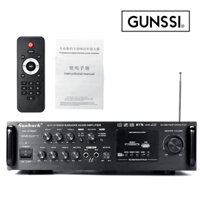 Amply Bluetooth Gunssi SUNBUCK 6188BT, supper bass công suất 200W + 200W, kết nối đa dạng.