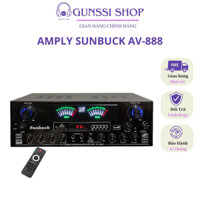Amply bluetooth Gunssi,amly karaoke 5.1 AV-888BT công suất lớn, đánh được loa sub điện và sub hơi nghe nhạc hát siêu hay