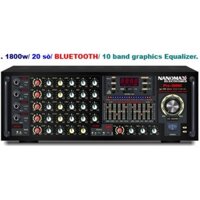 Amply Bluetooth Nanomax PRo 1000i, 20 sò lớn Toshiba  công suất 1800W, tích hợp EQ