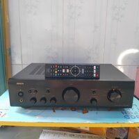Amply denon pma 390AE, hàng ship nhật, mặt phay nhôm màu đen sáng bóng, nguyên zin, hát tốt các chức năng.