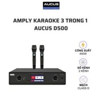 Amply karaoke 3 trong 1 AUCUS D500 (450W x 2 kênh, Class D)