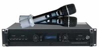 Amply karaoke 500W x 2 kênh liền micro chuẩn nhất, giá tốt – Đẩy liền vang kèm micro không dây AAV CM-500