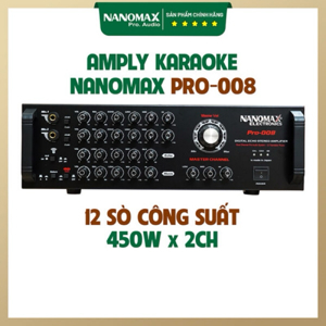 Amply karaoke bluetooth Nanomax Pro-008