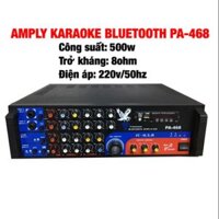 AMPLY KARAOKE BLUETOOTH PA-468 CÔNG SUẤT 500W CHUYEN KARAOKE GIA ĐÌNH