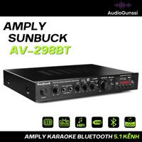 Amply Karaoke Bluetooth Sunbuck 298BT, Công Suất Cực Khủng 400W Âm Thanh Vòm 5 Kênh Đánh Siêu Hay, Amply Gia Đình