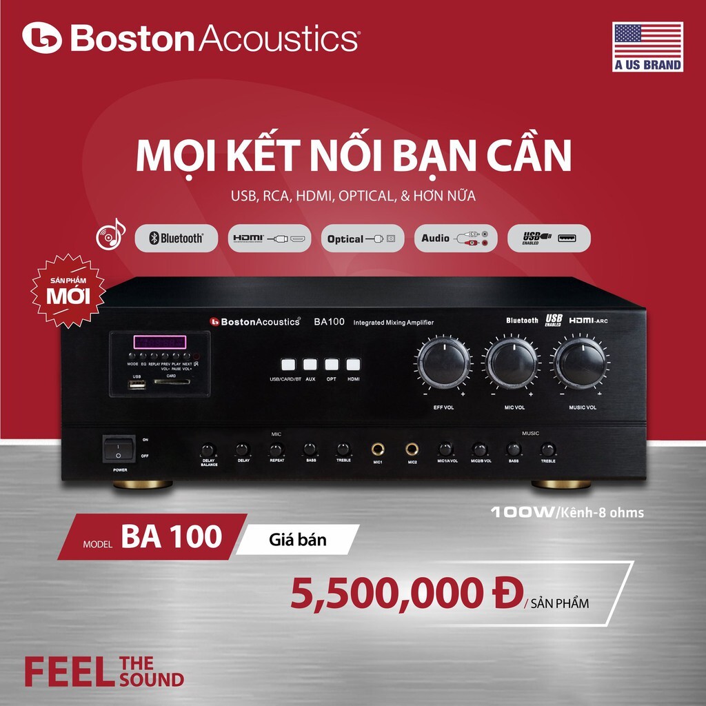 Amply Karaoke Boston Acoustics BA100