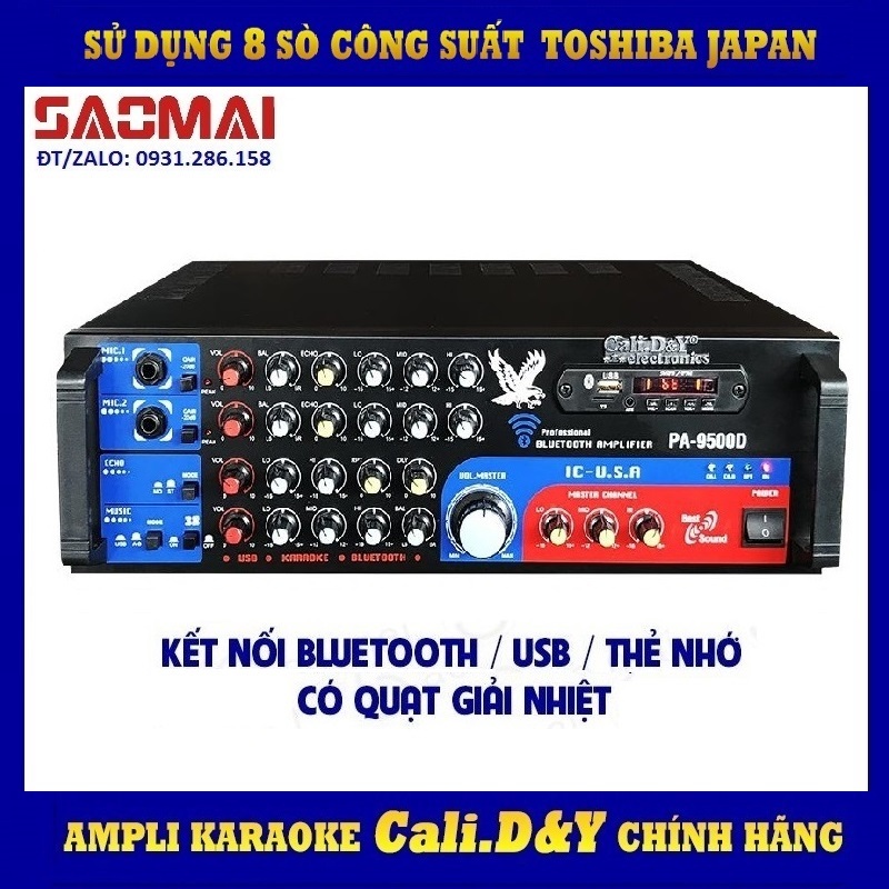 Amply Karaoke Cali.D&Y PA-9500D