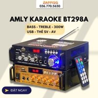 Amply Karaoke Mini - Amply Mini Bluetooth - Âm ly Kentiger, BT-298A - Chống hú, Bảo hành 12 tháng