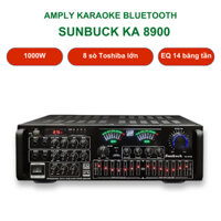 Amply Karaoke Sunbuck KA-8900, Âm Ly Karaoke Bluetooth Công Suất Lớn 1000W, Amply Gia Đình, Điều Chỉnh EQ 14 Băng Tần