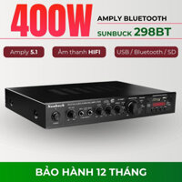 Amply Karaoke Sunbuck AV-298BT, Amly Mini, Âm Ly Hát Karaoke Siêu Đỉnh, Nghe Nhạc Hay, Amly Gia Đình 5.1 Cao Cấp