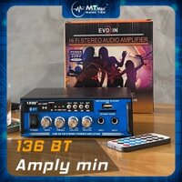 Amply mini AV-136BT nghe nhạc bluetooth thẻ nhớ hát karaoke công suất 200w tích hợp khá tiện dụng, vô cùng tiện lợi