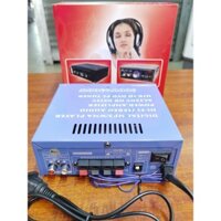 Amply Mini Bluetooth 12V Av-263Bt 600W, Nghe Nhạc Bluetooth Usb-Radio Fm-Hát Karaoke