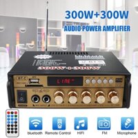 Amply mini bluetooth 12v/220v BT-198B hàng chuẩn-chuyên cân loa nghe nhạc-đánh đêm-bảo hành 12 tháng