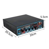 âmply mini  BT -309A điều chỉnh echo treble bass , Bluetooth 5.0 công suất đầu ra 100w