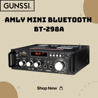 Amply Mini Gunssi BT-298A-amply tự động lọc nhiễu nghe nhạc cực hay-kết nối được nhiều cổng tín hiệu