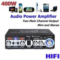 Amply Mini Karaoke Bluetooth AK300BT, Âm ly Bluetooth Karaoke Tại Nhà, Amli Cho Xe Ô Tô –  12 Tháng.