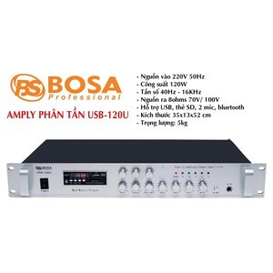 Amply phân tần Bosa 120U-USB