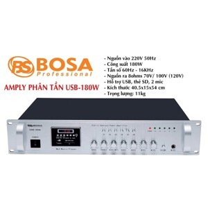 Amply phân tần Bosa USB-180W