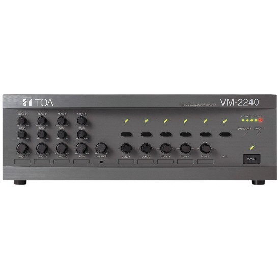 Amply Tăng âm truyền thanh TOA 240W VM-2240