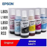 ☘️Mực in màu Epson T673 mực máy in Epson L800 / L810 / L805 / L850 / L1800 nhập khẩu