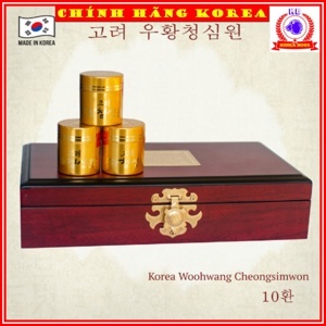 An cung ngưu hoàn Bio Apgold hộp 10 viên - Woohwang Cheongsimwon