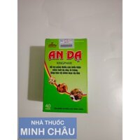 An Dạ Kingphar (40 viên) - Hỗ trợ giảm viêm loét dạ dày, tá tràng, bảo vệ niêm mạc dạ dày