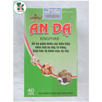 AN DẠ kingphar- Hỗ trợ giảm thiểu các biểu hiện viêm loét dạ dày, tá tràng, giúp bảo vệ niêm mạc dạ dày.