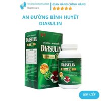 An đường_bình huyết DIASULIN hỗ trợ giảm đường huyết, giảm biến chứng do tiểu đường [hộp 100v]
