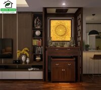 Án gian phòng thờ AG 04 – án gian gỗ mít giá rẻ