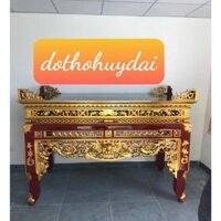 án gian thờ gỗ mít ta giá xưởng sản xuất rẻ thiếp vàng 197cm