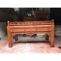 án gian thờ gỗ mít ta  giá xưởng sản xuất rẻ thiếp vàng 197cm