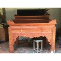án gian thờ gỗ mít ta giá xưởng sản xuất rẻ thiếp vàng 197cm