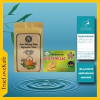 AN LẠC 1: 01 Túi 50 g Trà Mãng Cầu Nguyễn Văn & 01 Hộp Kẹo Vừng Lạc Vũ Thịnh-Nam Định 500 g