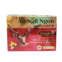 Ăn Ngủ Ngon Rostex loại bỏ mất ngủ, căng thẳng, stress dưỡng tâm an thần - Dạng vỉ 60 viên