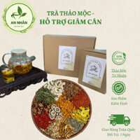 [An Nhân] Trà thảo mộc đông trùng 10 vị đốt cháy mỡ, tăng trao đổi chất, hỗ trợ giảm cân, giữ dáng thon gọn, hạn chế mỡ.