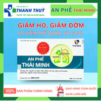 An Phế Thái Minh, Hỗ Trợ Giảm Đờm, Giảm Ho Do Phế Quản, Phổi Tắc Nghẽn Mạn Tính, Hộp 20 Viên