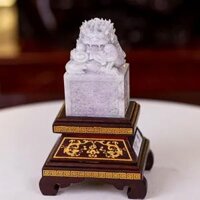 Ấn Rồng Phong Thuỷ Ngọc Phỉ Thúy (Ngọc Jadeite) 1,26kg - M23535